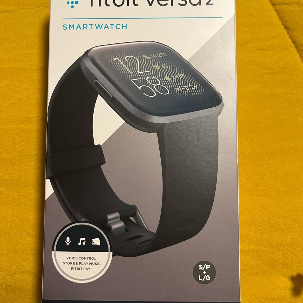 Like New Fitbit Versa 2 Smartwatch with tons of accessories